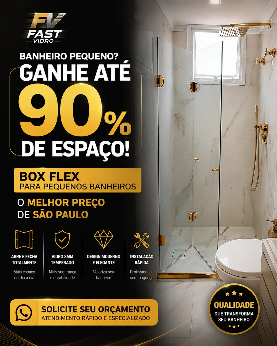 Banner promocional Fast Vidro